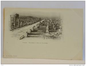 CPA précurseur - Algérie - TIMGAD - Ensemble et Arc de Triomphe