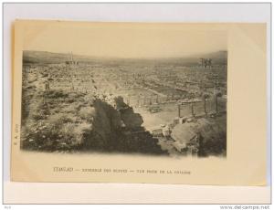 CPA précurseur - Algérie - TIMGAD - Ensemble des ruines - vue prise de la Colline