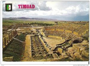 Timgad  Le Theatre Romain  Circo Romano  Roman Amphitheatre  Algeria