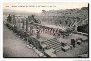 Algerie CPA Ruines romaines de Timgad Le theatre