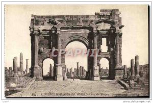 CPA Ruines Romaines De Timgad Arc de Trajan