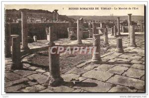 CPA Ruines Romaines De Timgad Le marche de l Est
