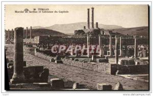 CPA Timgad Marche de Sertius et Colonnes du Capitole