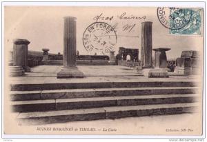 TIMGAD Ruines romaines La Curie