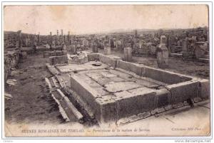 TIMGAD Ruines romaines Peristylium de la maison de Sertius