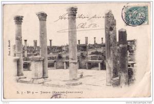 Algerie TIMGAD ( Marché comptoirs)