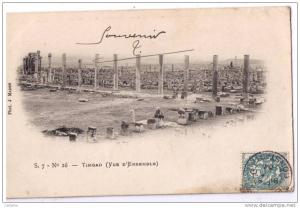Algerie TIMGAD Vue d ensemble
