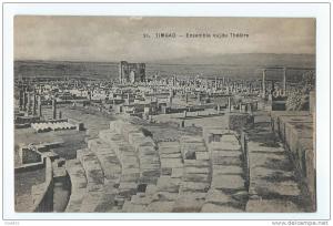 Timgad - Ensemble vu du Théatre
