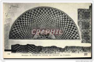 CPA Ruines Romaines De Timgad Mosaique De Dallage Des Latrines D