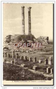 CPA Ruines Romaines De Timgad Le Capitole Algerie