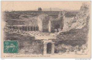 ALGERIE  -  TIMGAD  -  Hypocauste et salles chaudes des Thermes nord  -