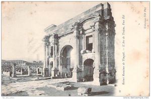 Ruines Romaines de Timgad - L'Arc de Trajan, Face Est