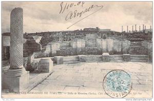 Ruines Romaines de Timgad - salle de Réunion, Scola, Côté Sud