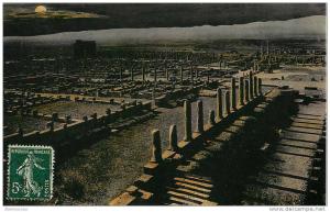 ALGERIE  TIMGAD  2 CARTES  1) VUE GENERALE PRISE DU THEATRE  1  -  2)   LE THEATRE