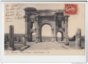 Algerie Timgad -L'Arc De Trajan Façade Orientale Old PC Alger