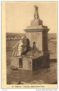 TIMGAD  Fontaine (Mannecken Piss)  Recto Verso