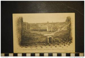 CP, algérie, ruines romaines de timgad thermes nord tepidarium et grand caldarium n°5 ND phot dos simple précurseur