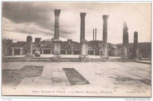 Algérie - Ruines Romaines de TIMGAD - Marché (Marcellum) - L´Hémicycle