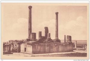 Timgad (Algérie) - Colonnades et Tribunes aux harangues du Forum