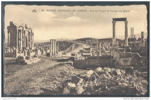 - CPA ALGERIE - Timgad, les ruines romaines