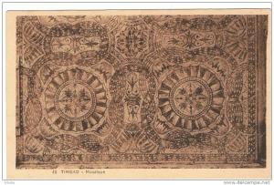 RUINES ROMAINES DE TIMGAD  MOSAIQUE