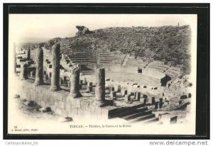 CPA Timgad, Théâtre, la Cavea et la Scéne, Ruinen des Theaters