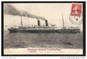 CPA S.S. Timgad auf hoher See