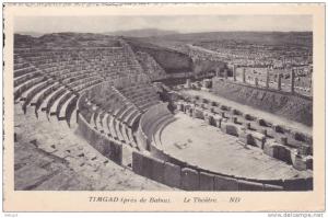 Algérie Timgad - Près de Batna, le théâtre