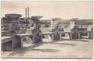 Ruines romaines de TIMGAD - Boutiques du Marché de Sertius