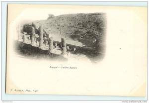 ALGERIE  TIMGAD  THEATRE ROMAIN