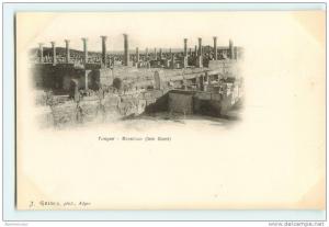 ALGERIE  TIMGAD   MACELLUM  FACE OUEST