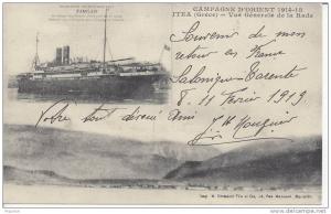 CAMPAGNE D' ORIENT 1914/18 - ITEA (GRECE) - LE TIMGAD -TB -