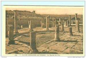 Ruines Romaines de TIMGAD /  Le MArché de l' Est