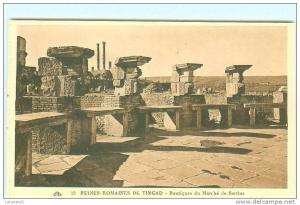 Ruines Romaines de TIMGAD / Boutiques du Marché de Sertius