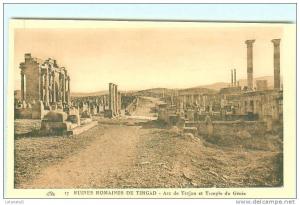 Ruines Romaines de TIMGAD / Arc de Trajan et Temple du Génie