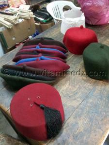 Chachia de Tlemcen et Chachia Tunisienne Tlemcen Artisanat, Souk Marocain