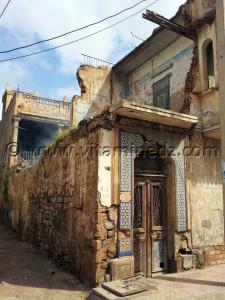 Agadir Rue du minaret Tlemcen  villa Kamal et Djamal datant de 1938 en ruines