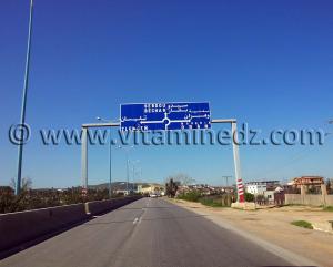 Rues de Tlemcen  Rond Point Koudia, vers Sebdou, Tlemcen ou Oran