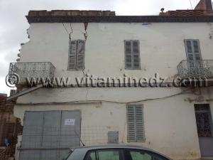 Rues de Tlemcen  Maison en demolition Fekharine, Bd Kazi Aouel Med