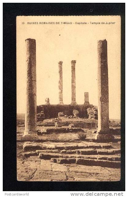 039821 ITALY Ruines Romanies de Timgad Capitole Temp