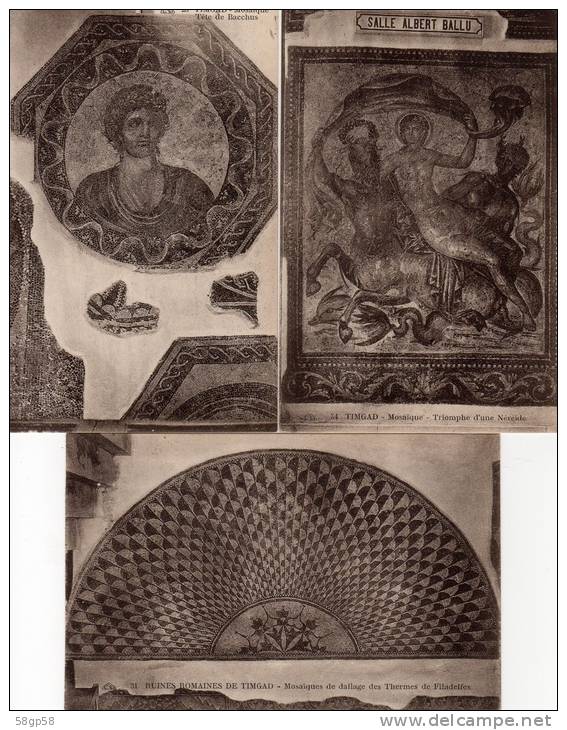TIMGAD, Algérie  mosaïques
