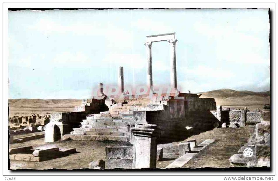 CPA maroc Timgad Le Temple du Genie de la Cotonie