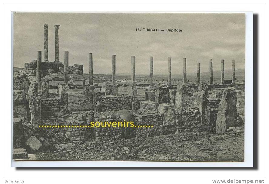 CPA  ALGERIE  TIMGAD  Capitole