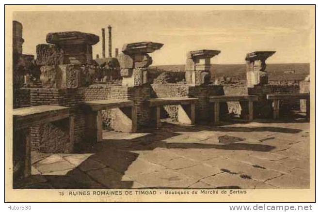 CPA ALGERIE - RUINES ROMAINES DE TIMGAD