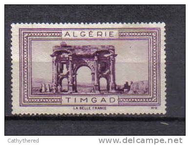 G548 - VIGNETTE ALGERIE TIMGAD