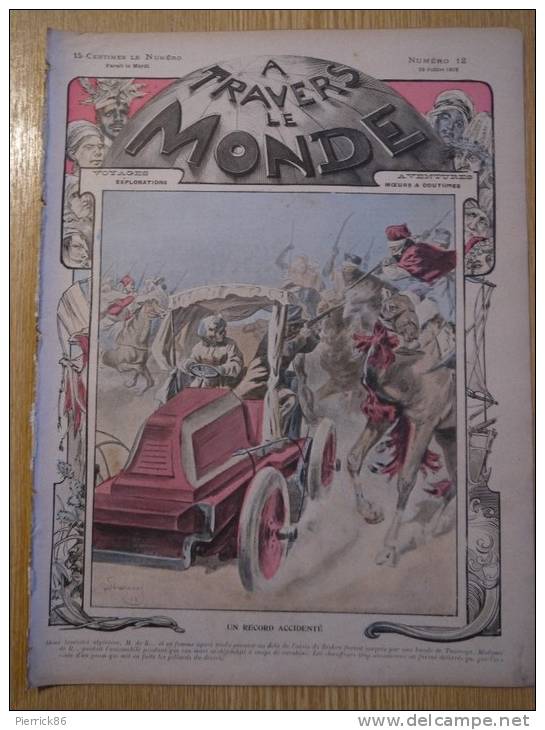 1902 TIMGAD LA POMPEI AFRICAINE / LE SCHAH DE PERSE / DE PARIS AU TONKIN Suite /A TRAVERS LE MONDE