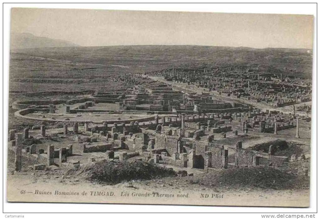 Ruines Romaines de Timgad - Les grands Thermes Nord