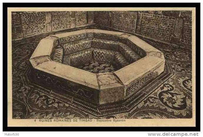 ALGERIE - RUINES ROMAINES DE TIMGAD - (CPA)