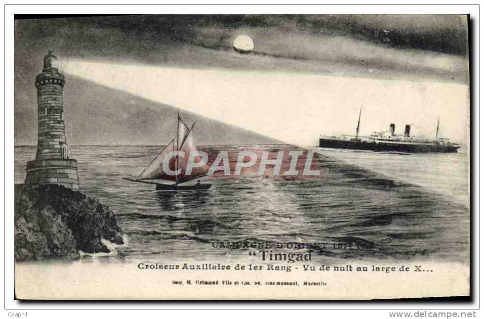 CPA Bateau Timgad Croiseur auxiliaire de 1er rang