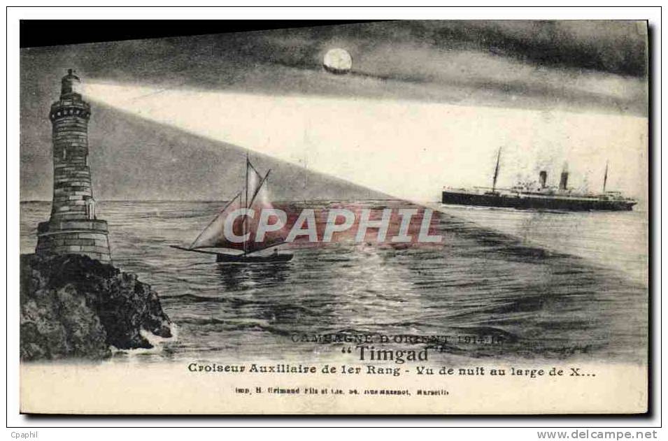 CPA Bateau Timgad Croiseur auxiliaire de 1er rang